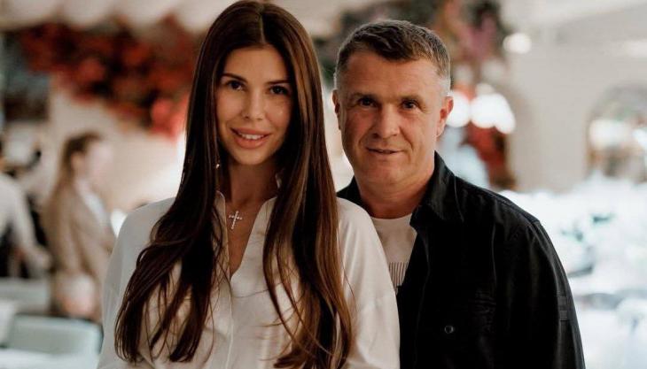 Сергій Ребров з дружиною Анною