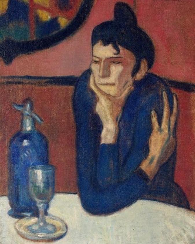 Пабло Пикассо "Любительница абсента"