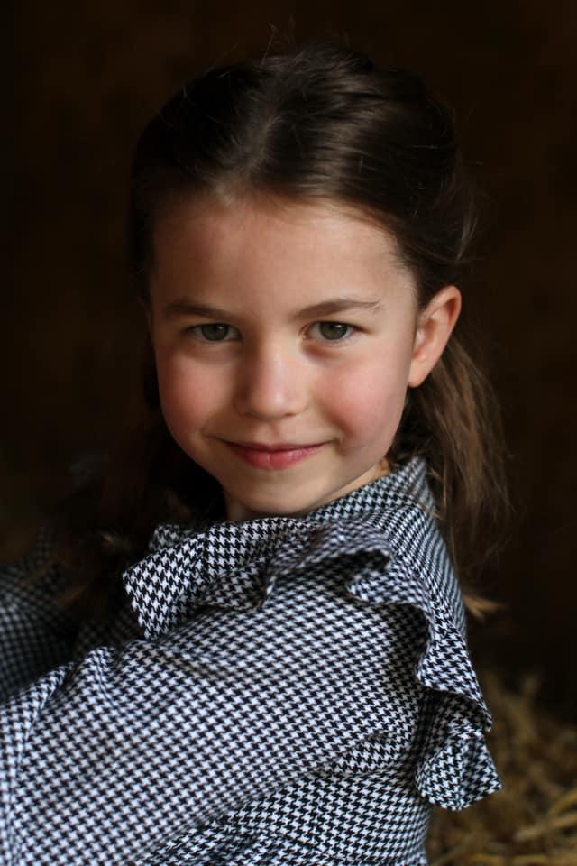 Принцесса Шарлотта портрет в 5 лет