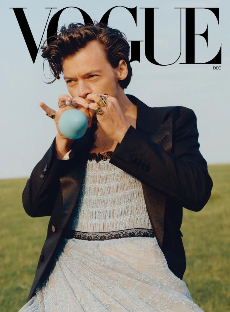 Гарри Стайлз в декабрьском номере Vogue USA