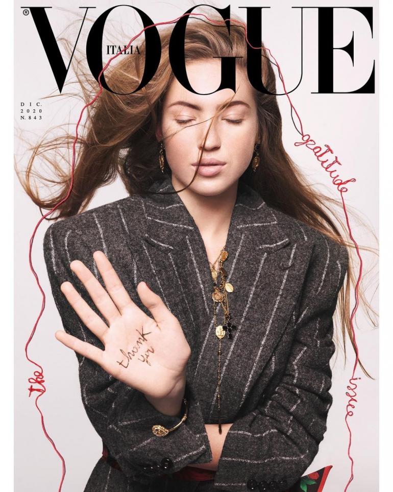Лила Грейс на обложке Vogue