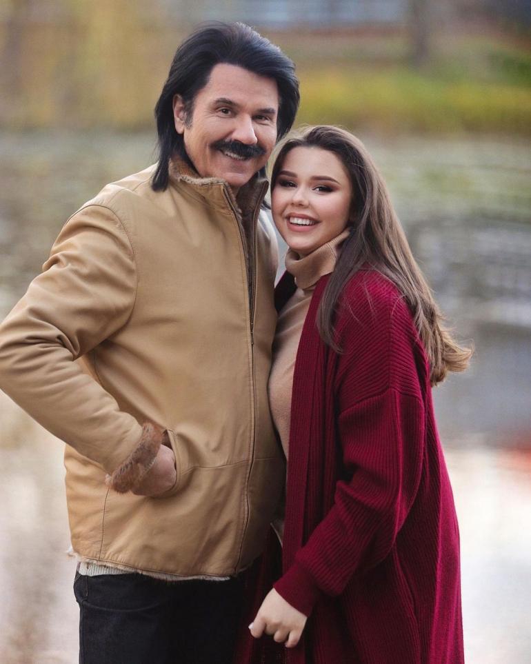 Павло Зибров с дочкой