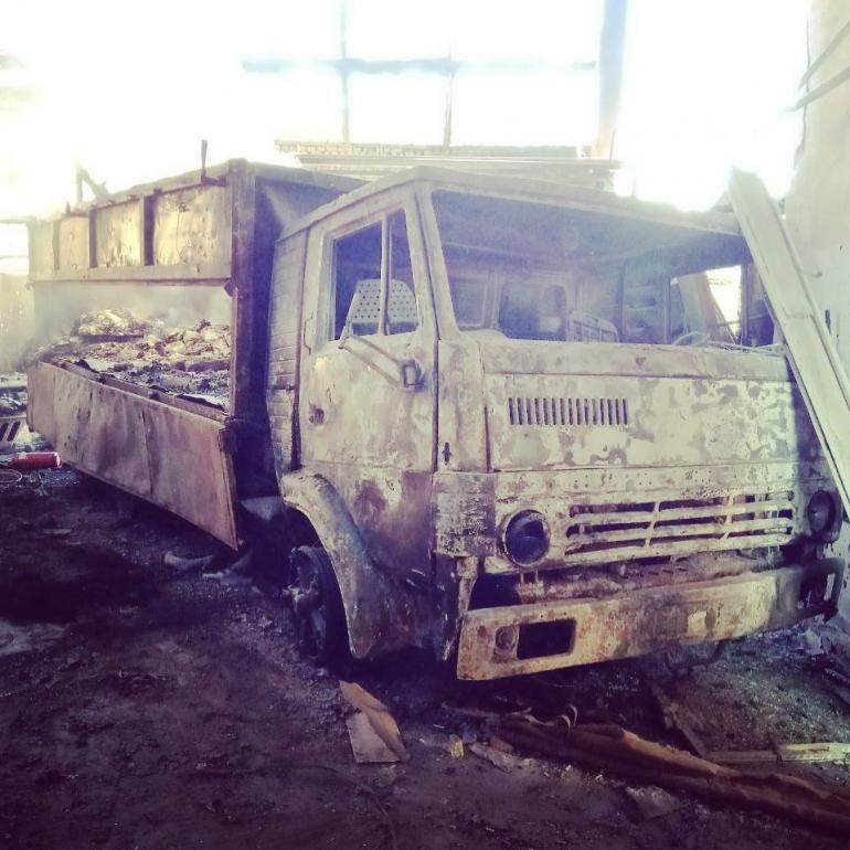 Згоріла машина Положинського