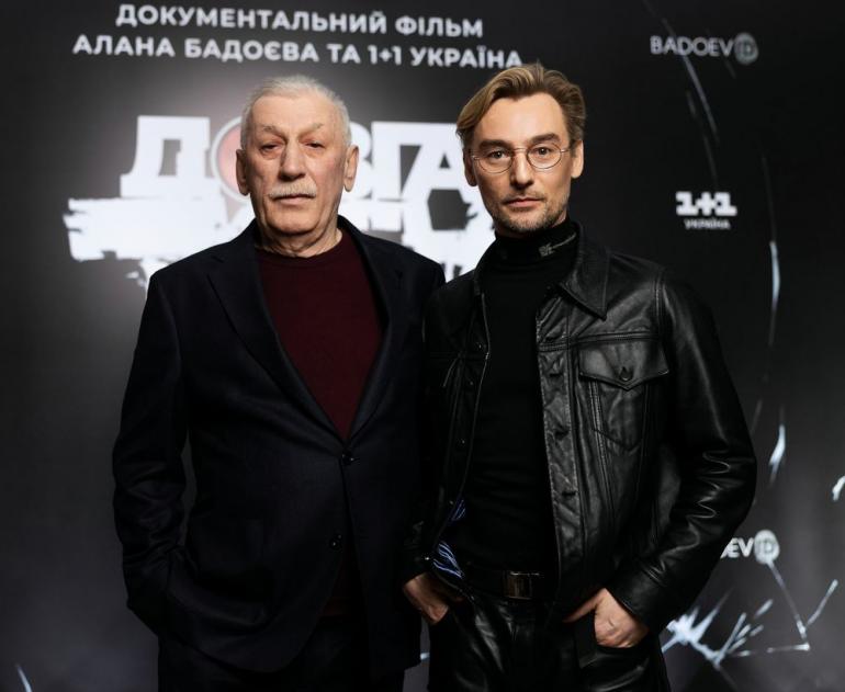 Алан Бадоєв з батьком