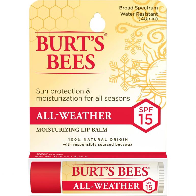 Burt's Bees All-Weather SPF 15 Moisturizing Lip Balm
