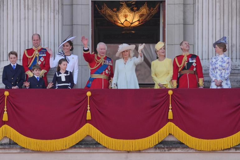 Британська королівська родина на параді Trooping the Colour