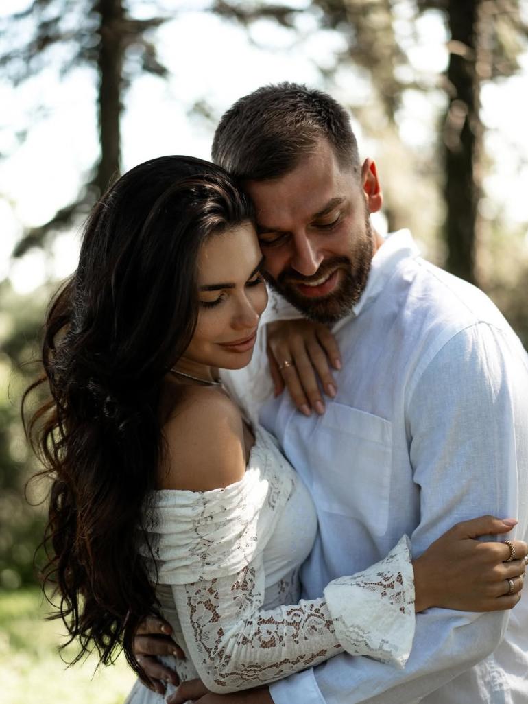 Андрій Рибак з дружиною Аліною Смірновою