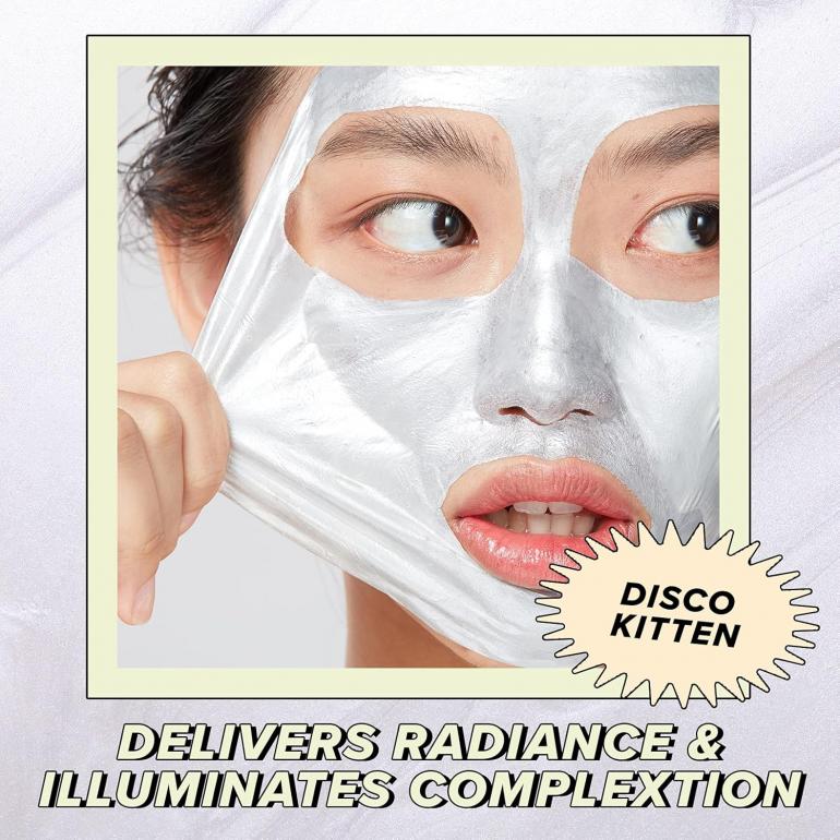 Хромована маска з ефектом перлів і діамантів