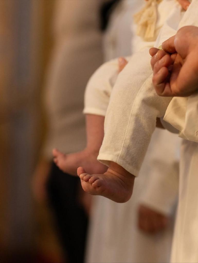 Леся Нікітюк похрестила сина 