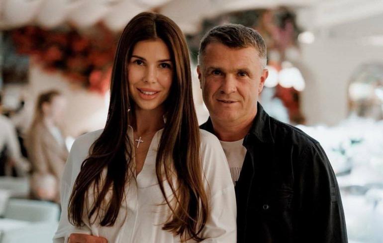 Сергій Ребров з дружиною Анною