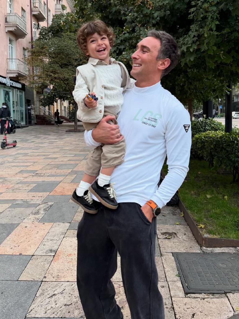 Іраклі Макацарія із сином