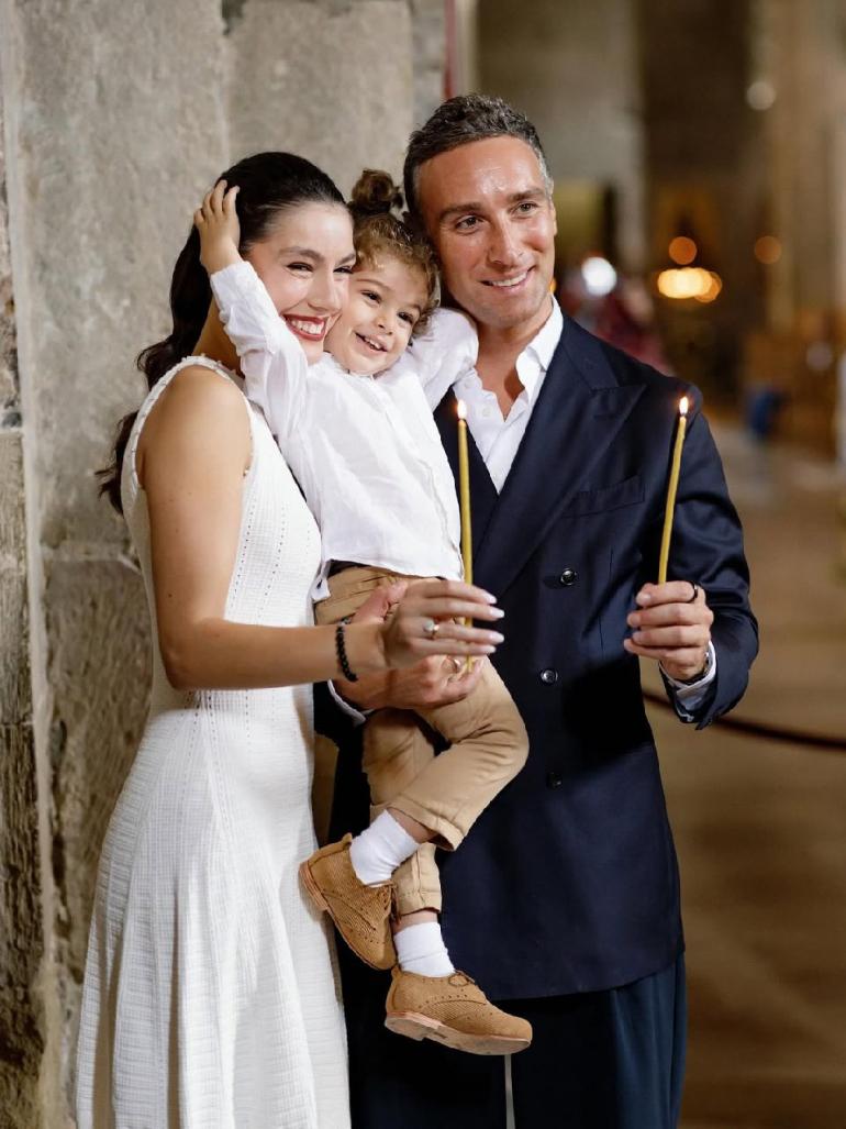 Іраклі Макацарія із дружиною Лізою та донькою Ніною