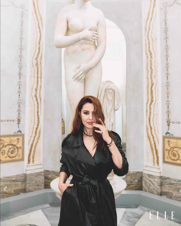 Моніка Беллуччі в Капітолійському музеї Риму