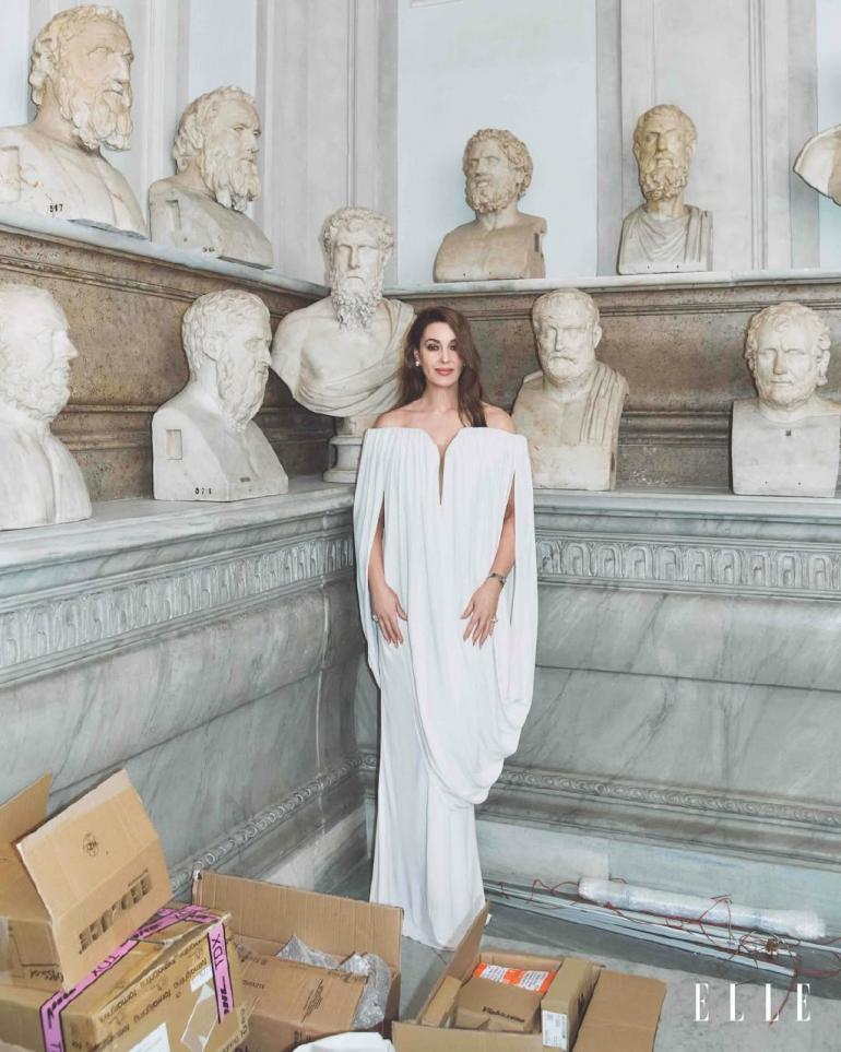 Моніка Беллуччі в Капітолійському музеї Риму 