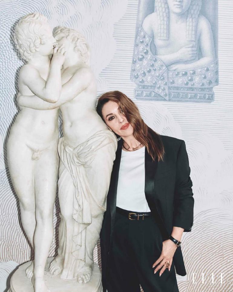 Моніка Беллуччі в Капітолійському музеї Риму 