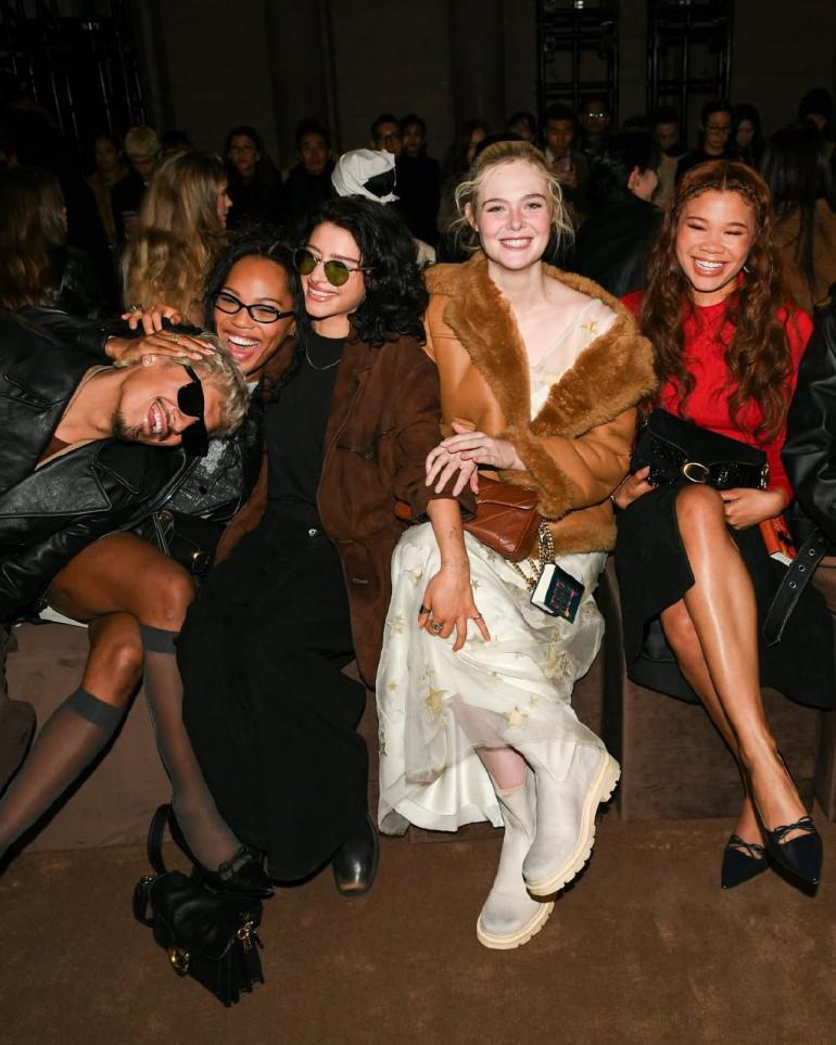 Зіркові гості на показі Coach 