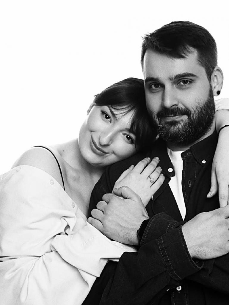 Анастасія Оруджова з чоловіком