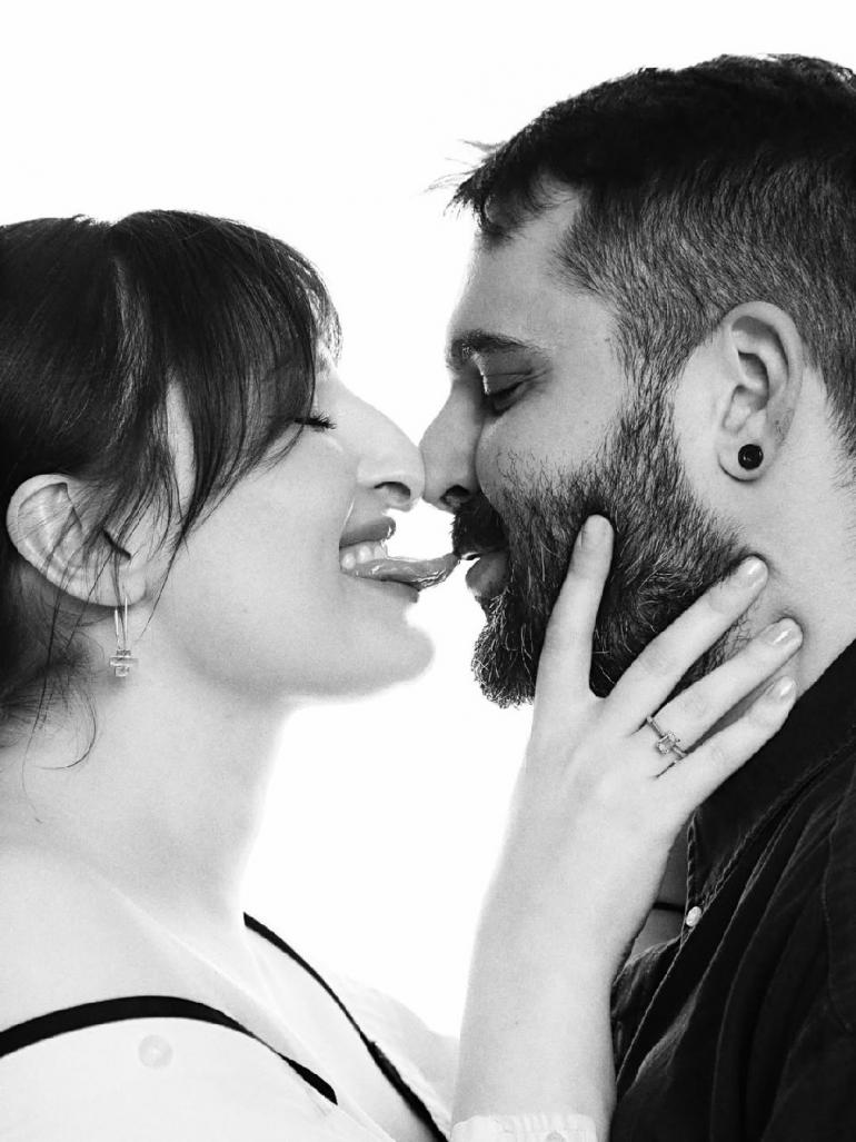 Анастасія Оруджова з нареченим Русланом