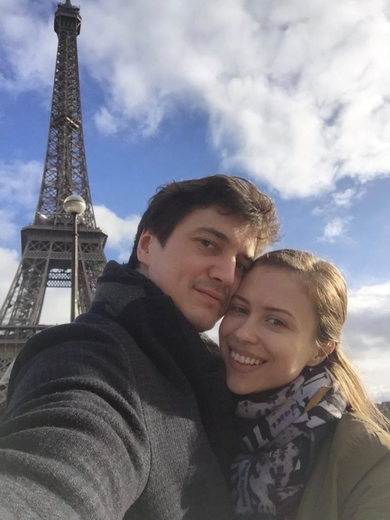 Вікторія Маремуха з чоловіком Луї Беллєм 