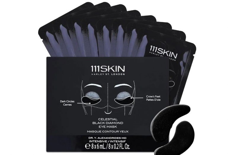 Celestial Black Diamond Eye Mask