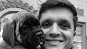 Анатолий Анатолич с собакой