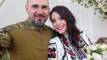 Олег Сенцов із дружиною