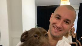 Юрий Бардаш с собакой