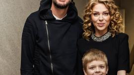 Яна Глущенко і Олег Збаращук з сином