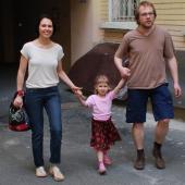 Софія Андрухович, Варвара Андрухович і Андрій Бондар